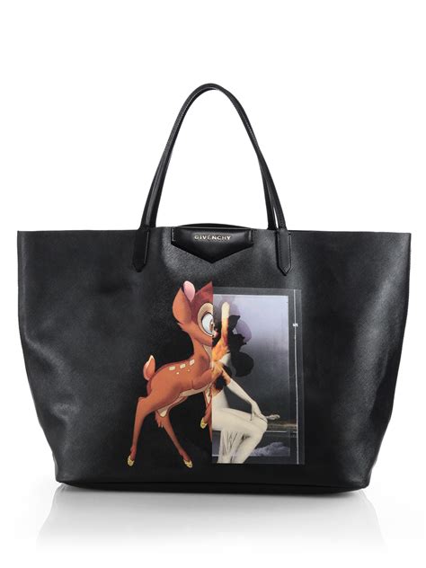 givenchy shopper tote bambi|givenchy medium tote bag.